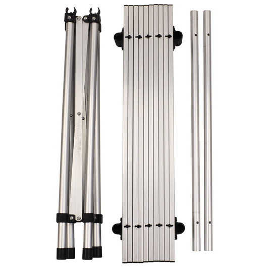 Camping-Rolltisch, Alu,Gestell klappbar