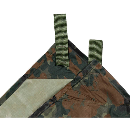 Mehrzweckplane,"Tarp Extreme",flecktarn, ca. 300 x 300 cm