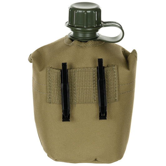 US Plastikfeldflasche, 1 l,Hülle, coyote tan