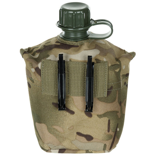 US Plastikfeldflasche, 1 l,Hülle, operation-camo