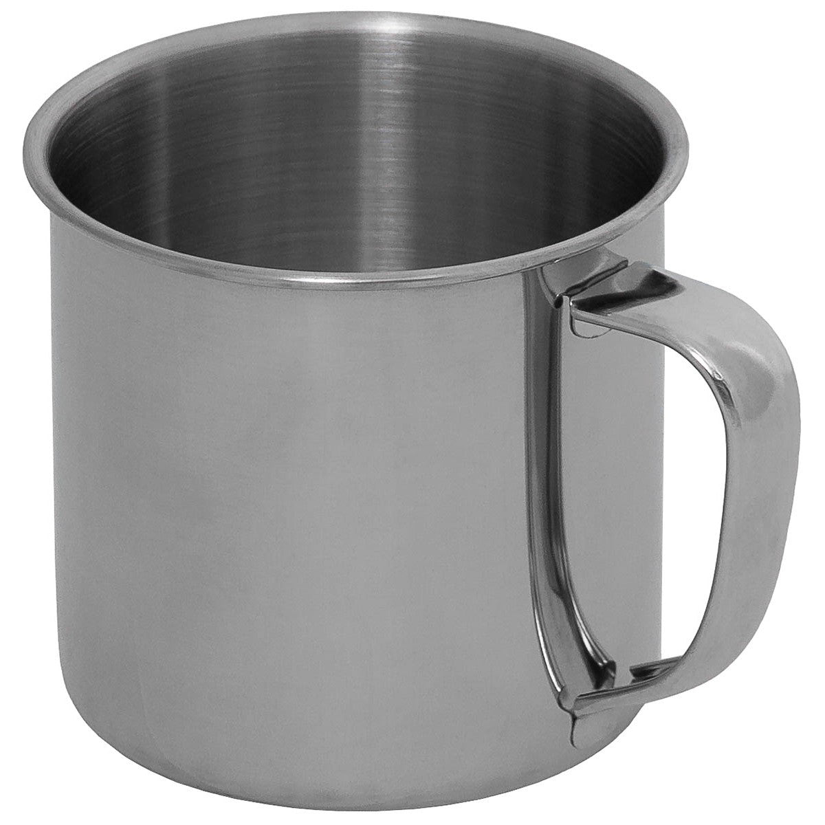 Tasse, Edelstahl, einwandig,ca. 250 ml