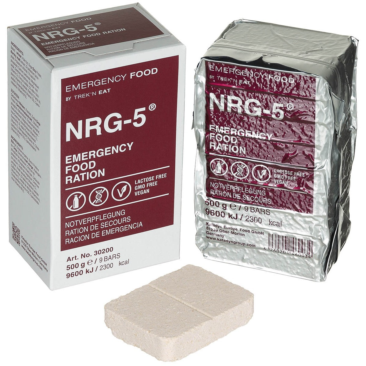 Notverpflegung, NRG-5,500 g, (9 Riegel), 7% Mwst.