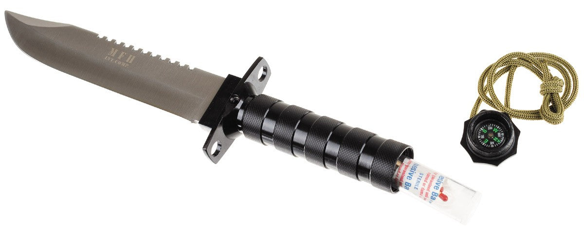 Überlebensmesser, "Jungle II",Alugriff, diverses Zubehör