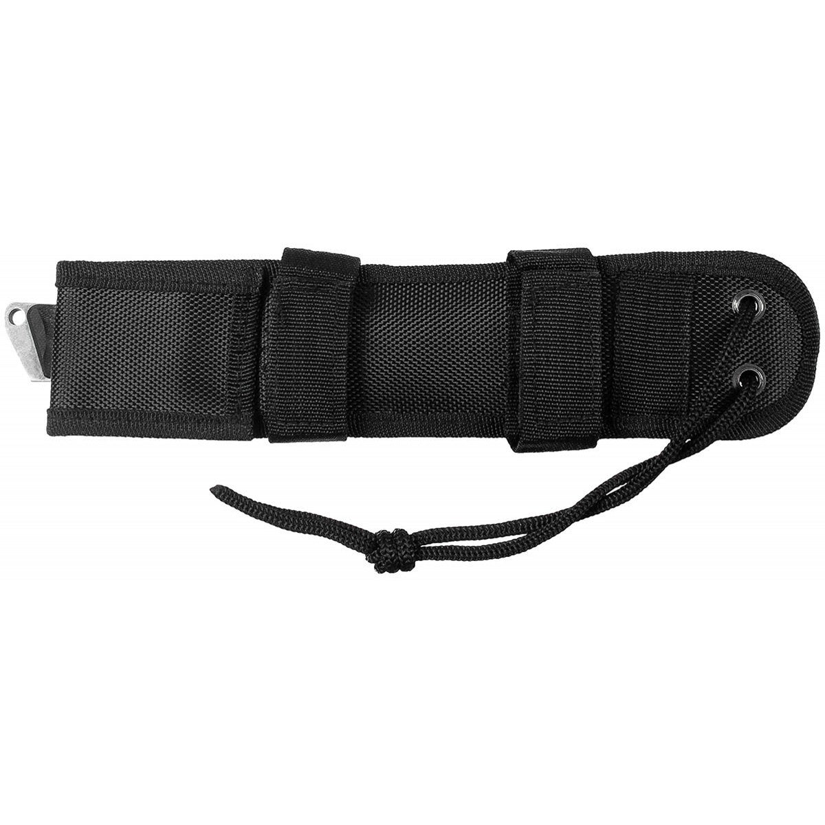 Messer, "Fighter", schwarz,G10-Griff, Scheide