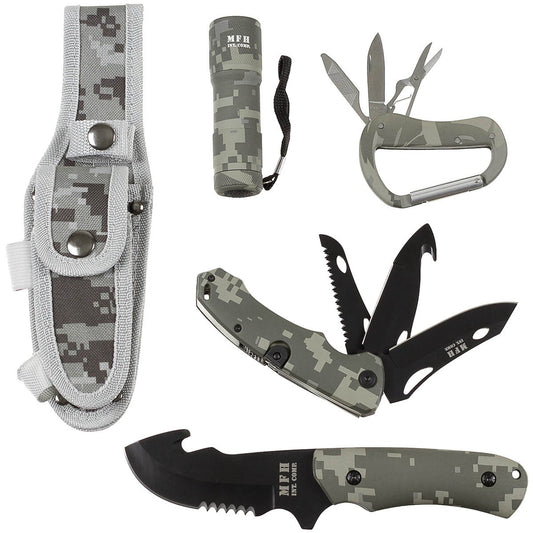 Messerset, AT-digital,Kunststoffgriff, Scheide