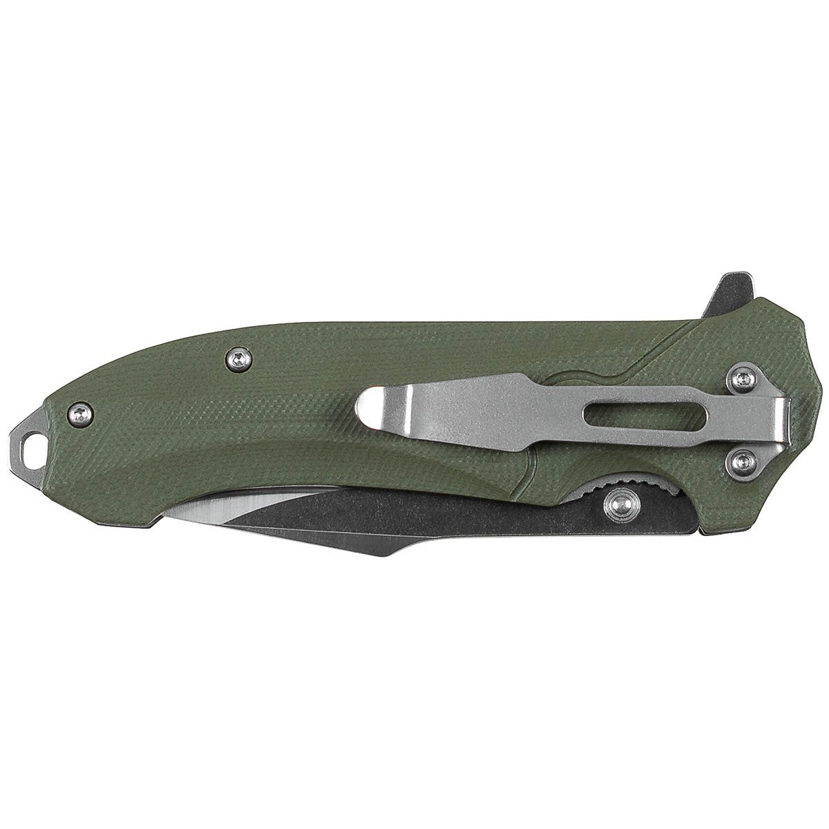Klappmesser, Einhand,oliv, G10-Griff