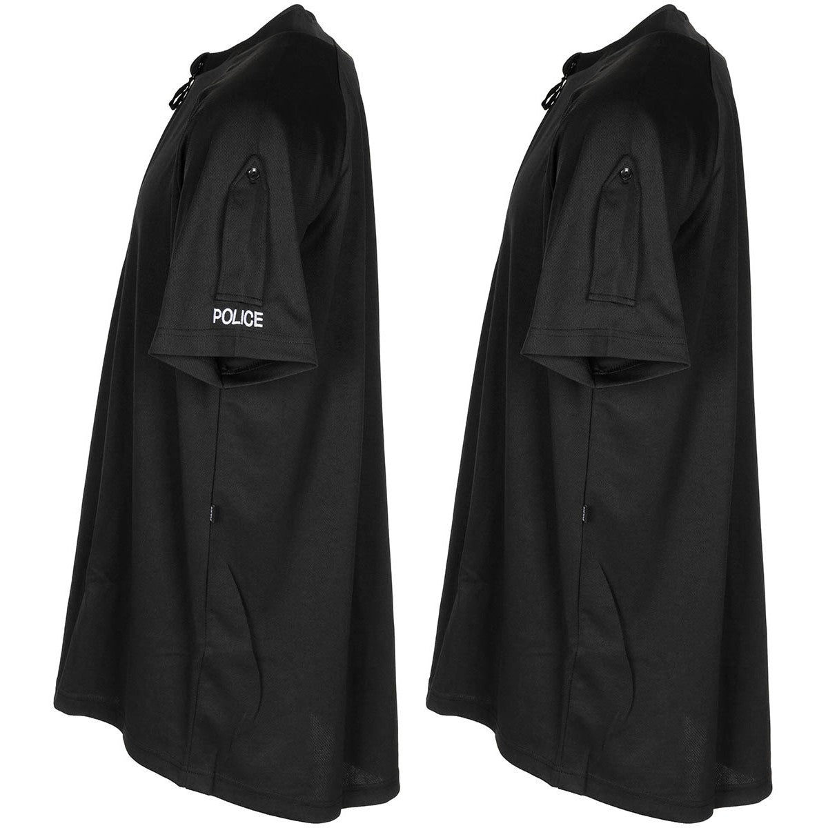 Brit. Funktions-Shirt, Police, schwarz, RV, neuw.