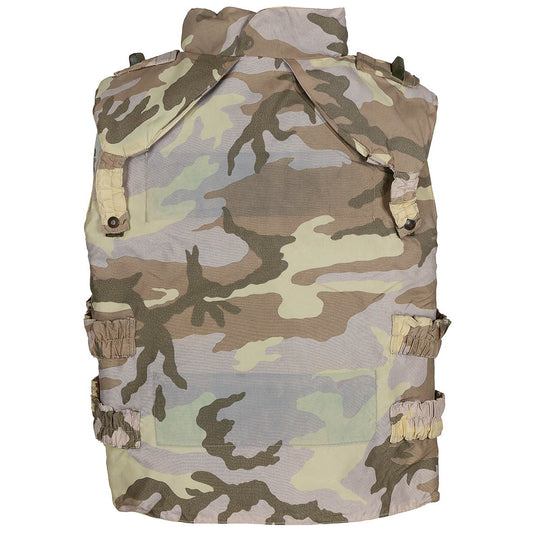 Ital. Splitterschutzweste, wüstent., gebr. (EXP.BESCHRÄ.)