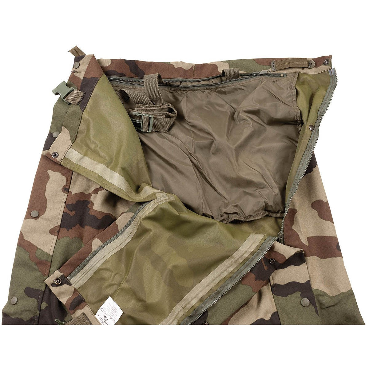 Franz. Nässeschutzhose,CCE camo, 3-Lagen-Lam., neuw.