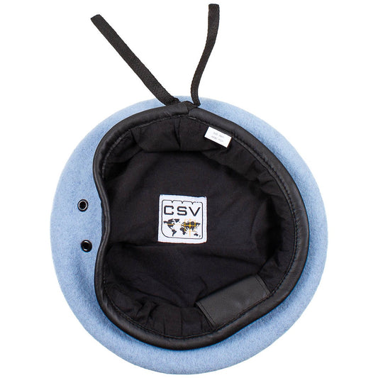 Franz. Barett, hellblau,neuw.