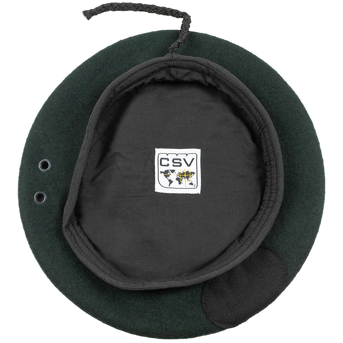 Franz. Barett, dunkelgrün,neuw.