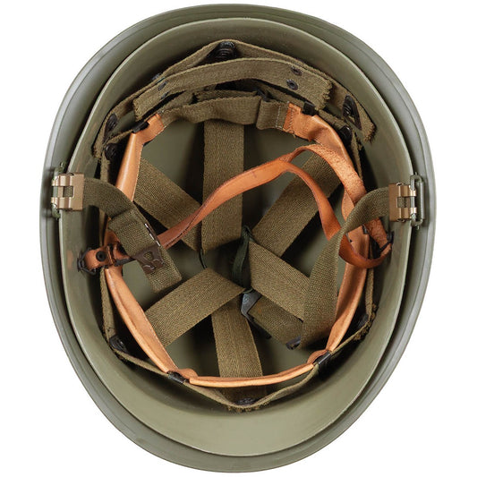 Belg. Helm "M51", oliv, mitKunststoff-Innenhelm, neuw.