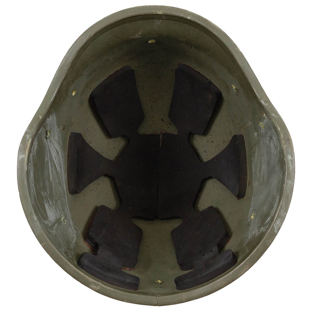 Ital. Helm, Ballistik, gebr.,O. INNENTEIL (EXP.BESCHRÄ.)