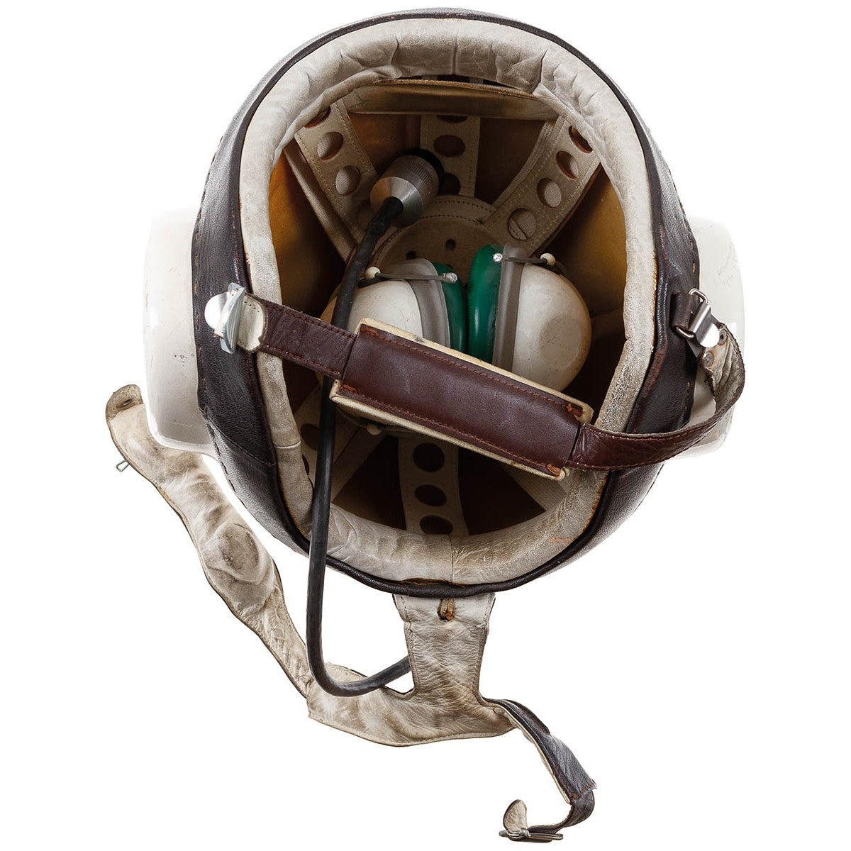 CZ/SK Helm, mit Ohrenschutz, Flugzeugmechaniker, gebr.