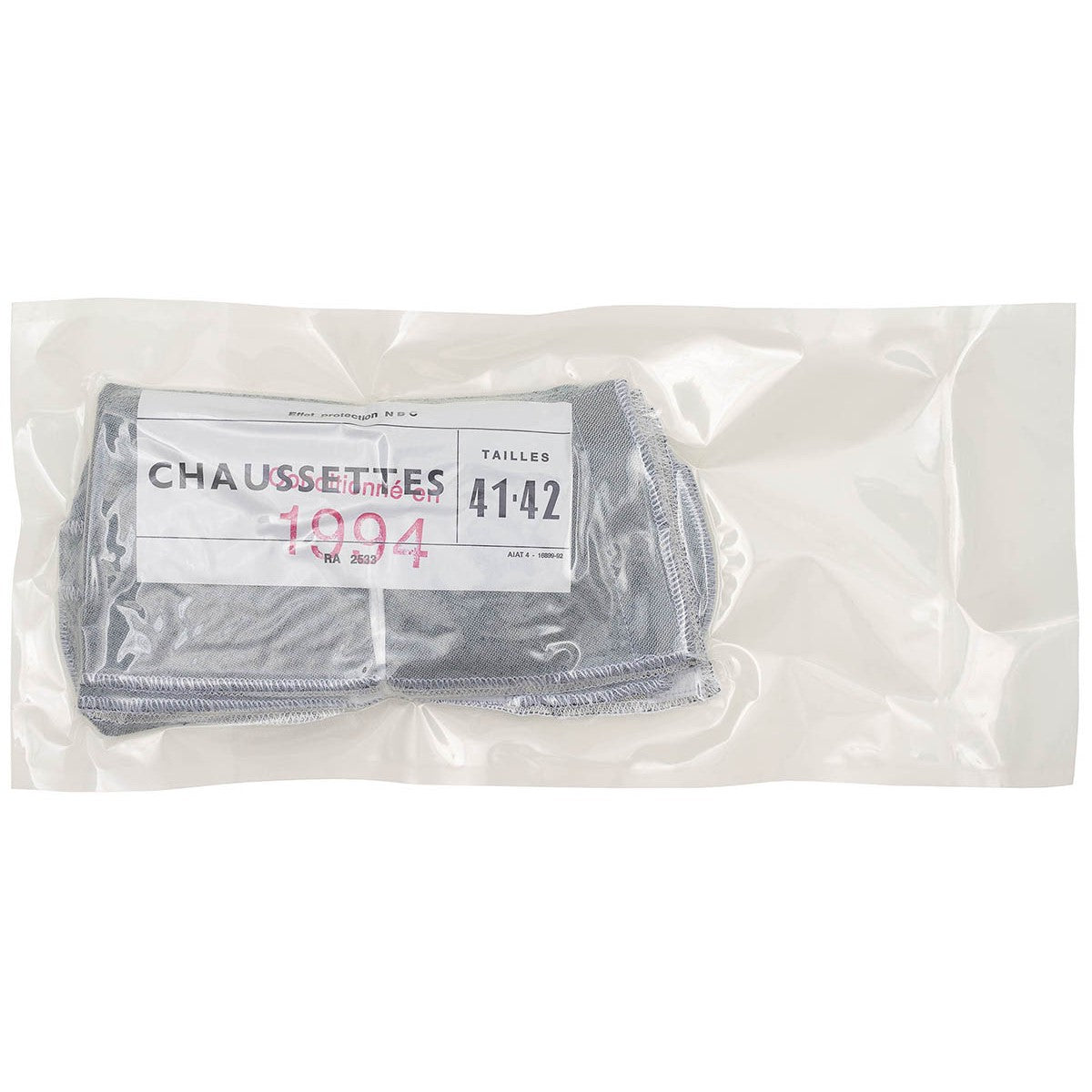 Franz. Schutzsocke, ABC,grau, neuwertig