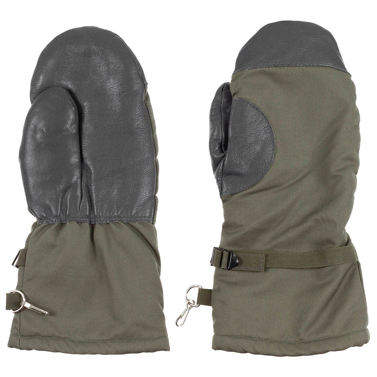 BW Fausthandschuhe, gefüttert,oliv, neuw.