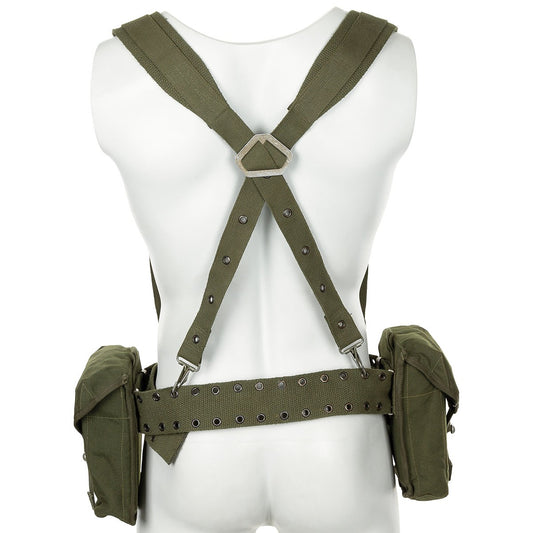 Schwed. Tactical Set,4-teilig, oliv, gebr.