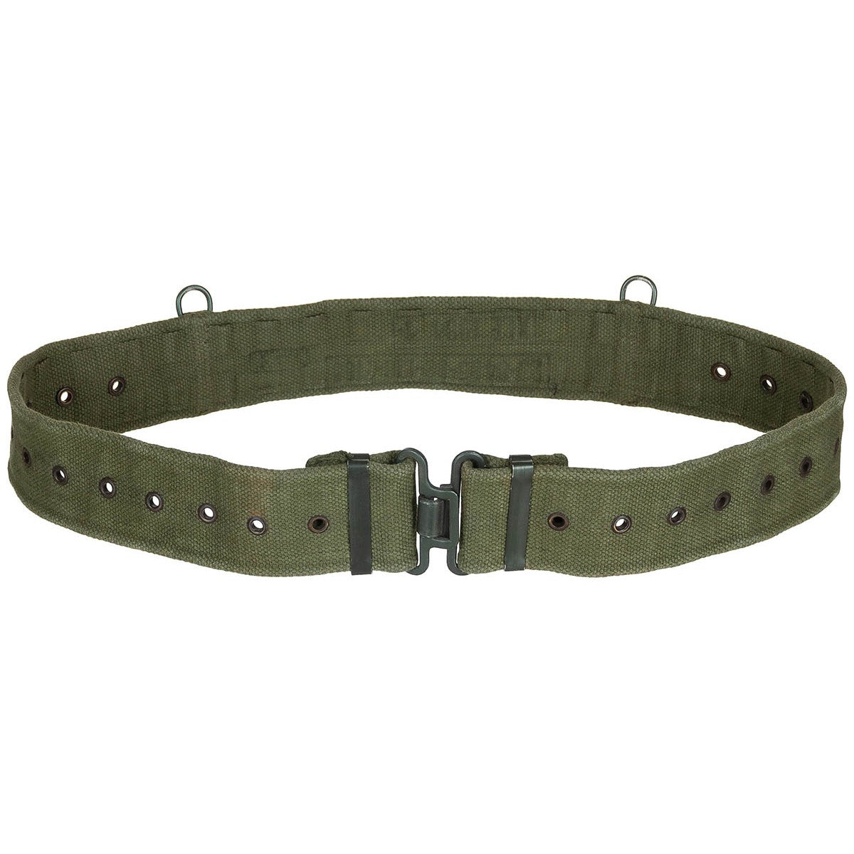 Brit. Lochkoppel, M 58,Canvas, oliv, gebr.