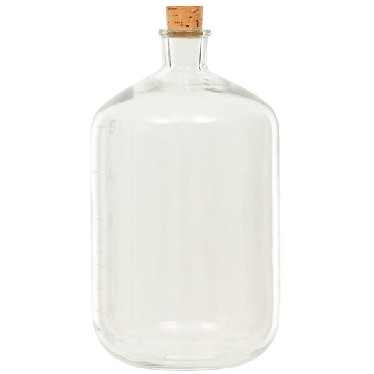 CZ/SK Glasflasche, 5 St., 5l, inkl. Transportbox, neuw.