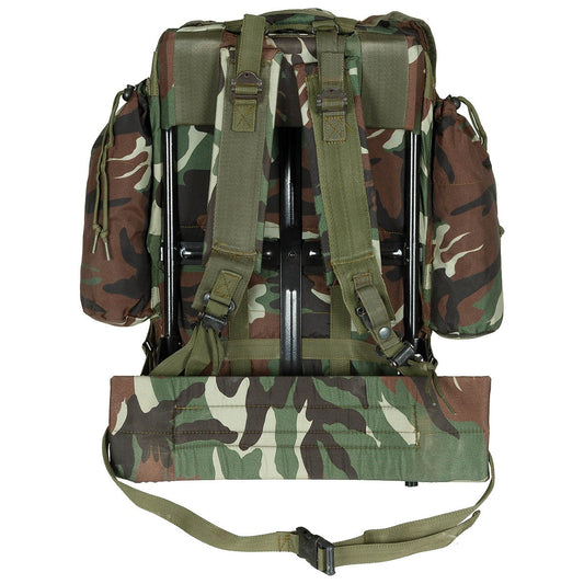 Türk. Rucksack, tarn, gebr.,TOP ZUSTAND, Metallgestell