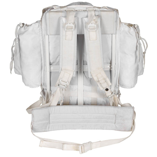 Türk. Rucksack, weiß, gebr.,TOP ZUSTAND, Metallgestell