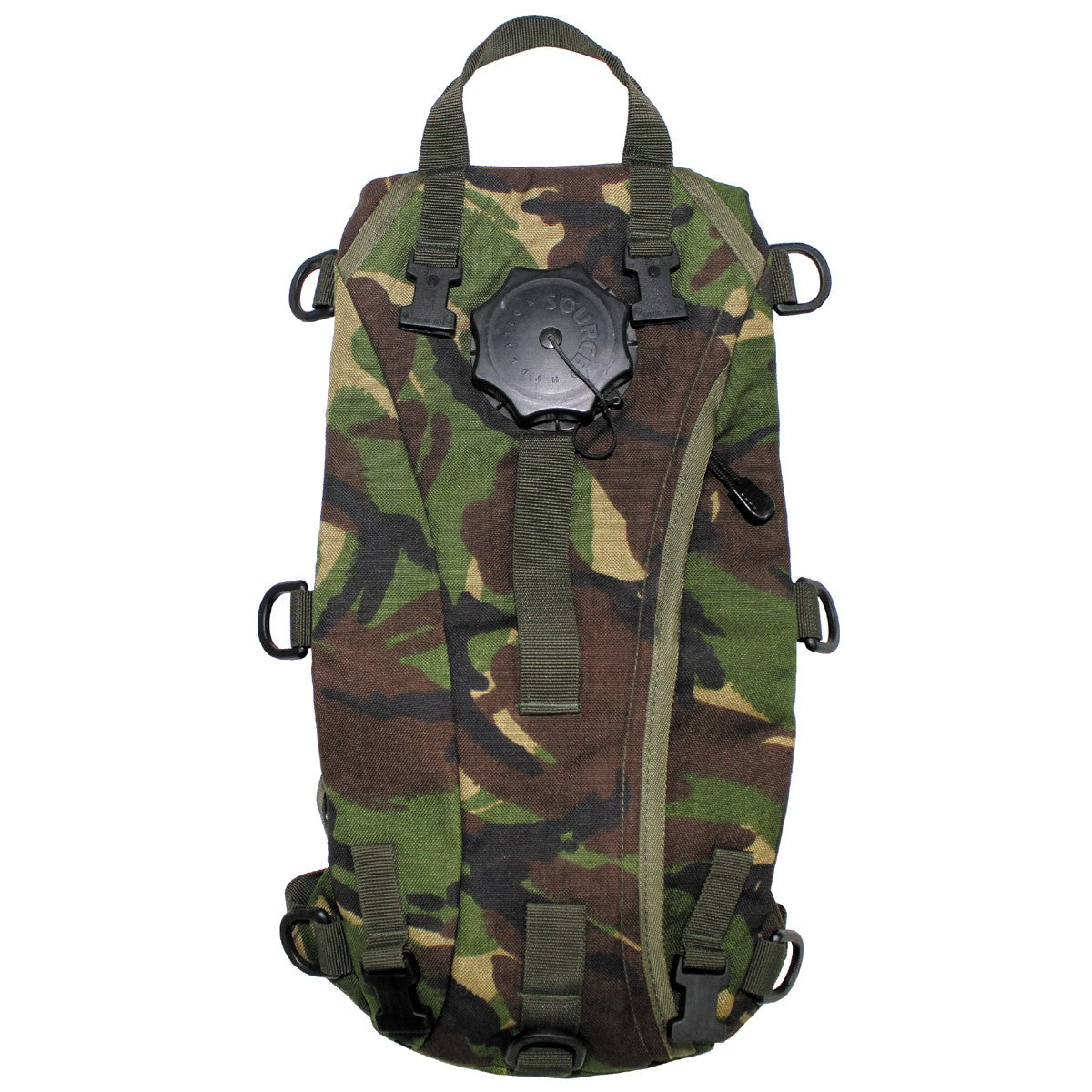 Brit. Trinkrucksack,TPU-Beutel, DPM tarn, gebr.