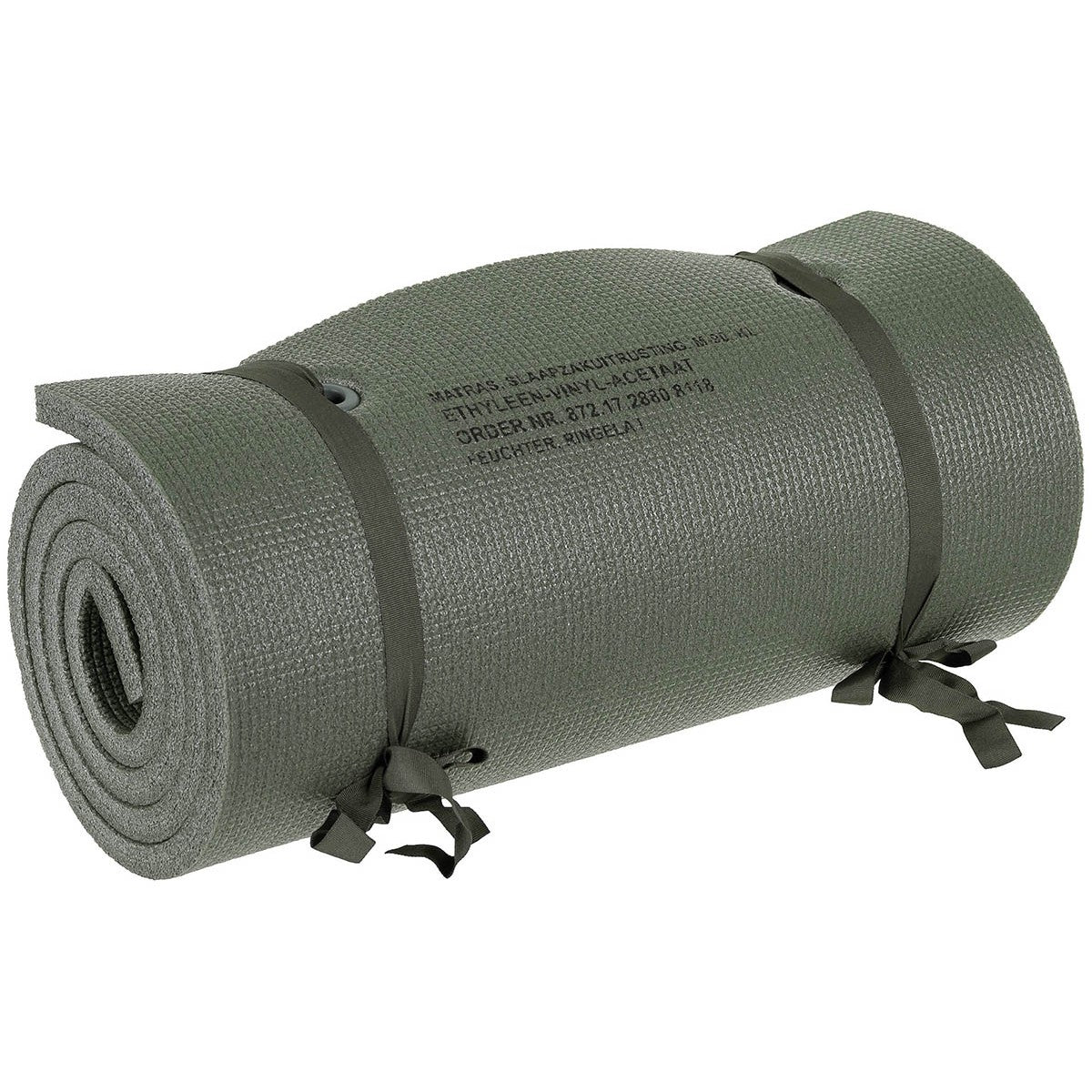 Holl. Isomatte, M 90, oliv,ca. 190 x 51 x 1,8 cm, neuw.