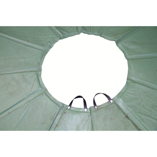 Schwed. Zeltbodenmatte,oliv, gebr.