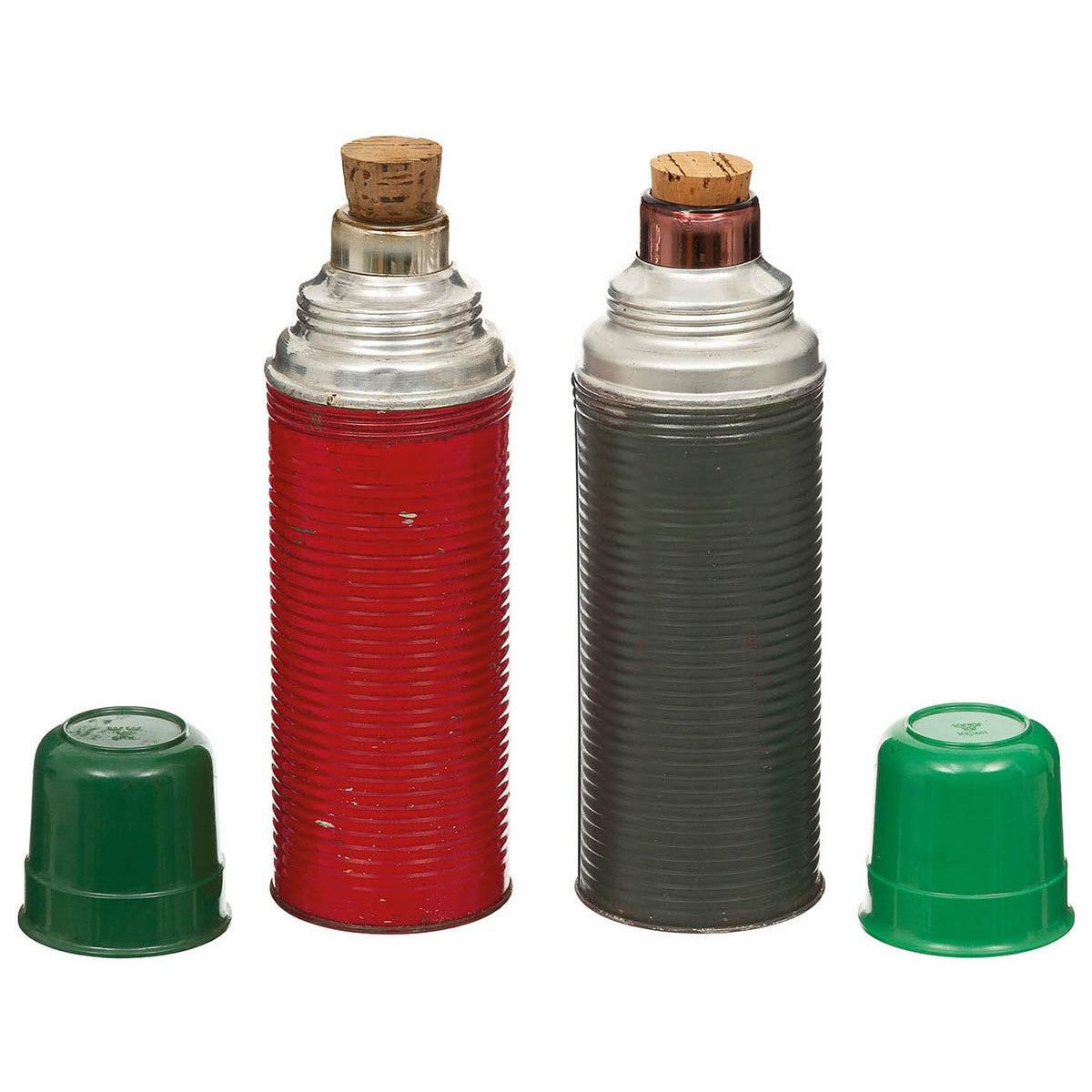 Schwed. Thermoskanne, WW II,0,5 l, gebr.