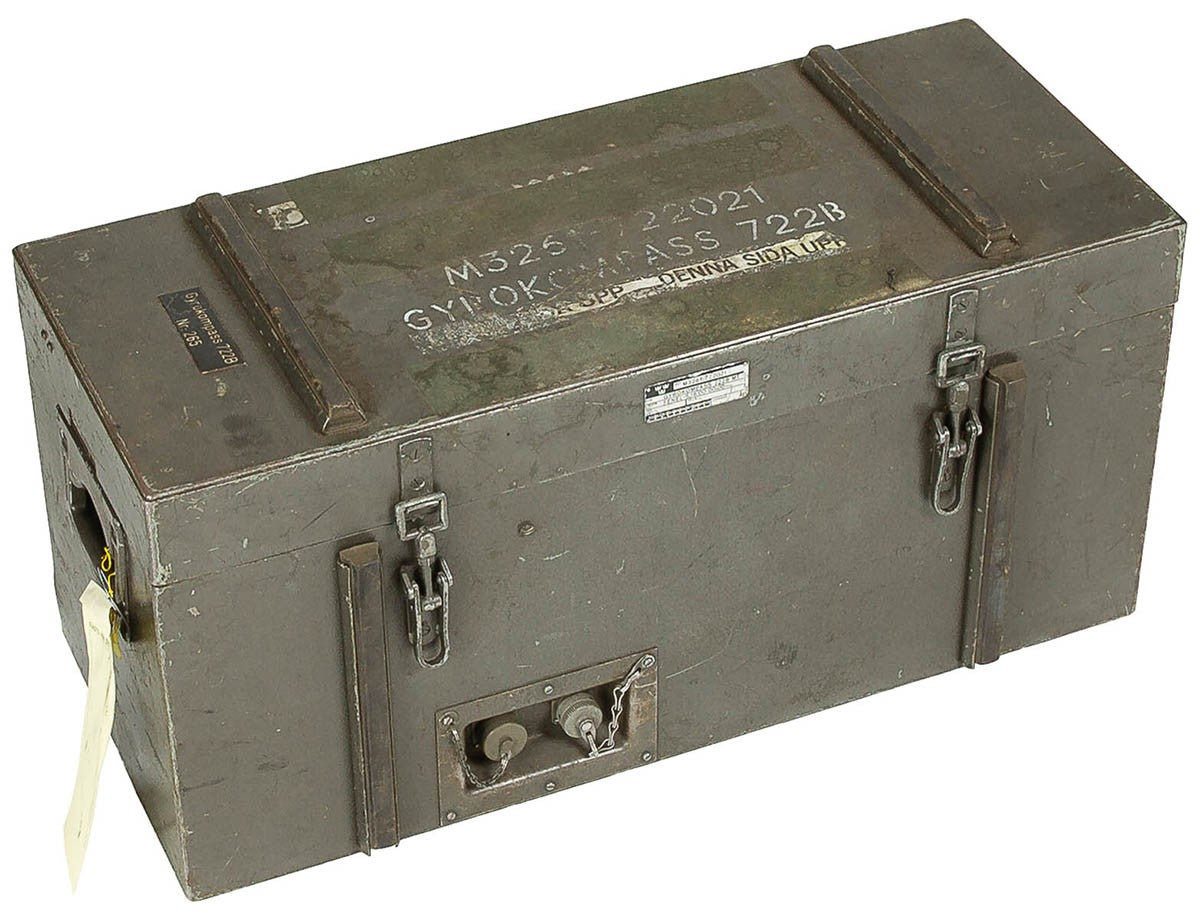 Schwed. Gyrokompass, "722B", ohne Stativ, gebr.