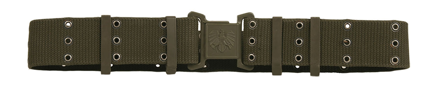 Österreichische BH Lochkoppel, oliv, mit Plastikverschluss, gebraucht, 110 cm