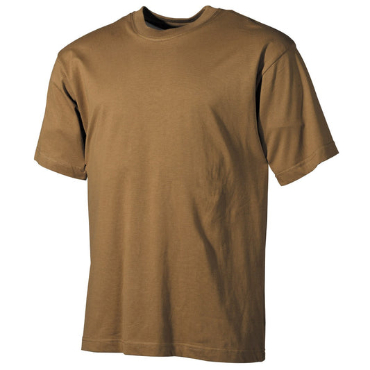 US T-Shirt, halbarm, coyotetan, 170 g/m²