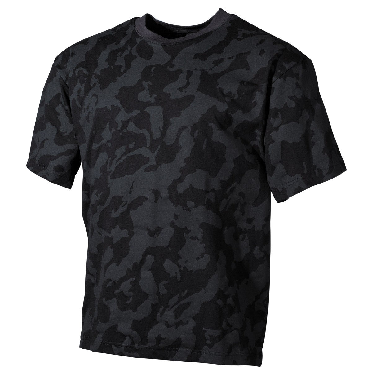 US T-Shirt, halbarm, night-camo, 170 g/m²