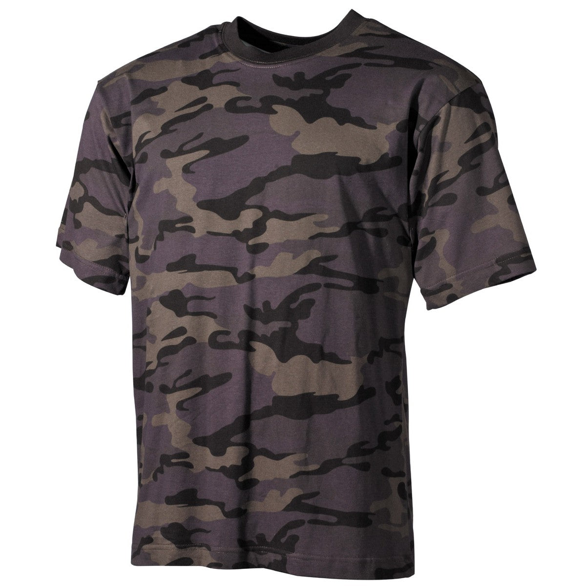 US T-Shirt, halbarm, combat-camo, 170 g/m²