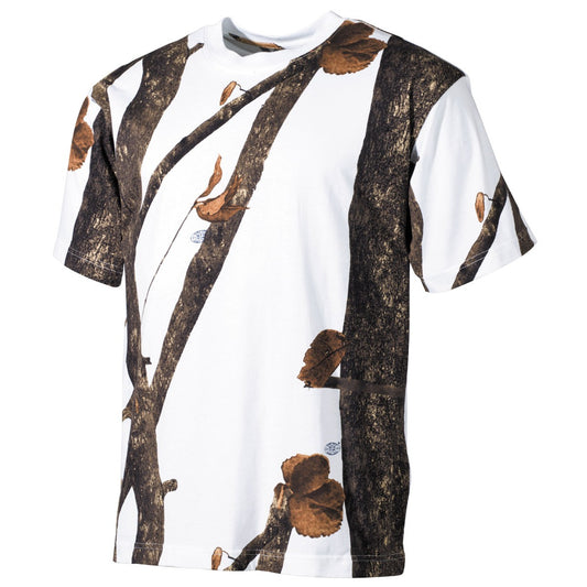 US T-Shirt, halbarm,hunter-snow, 170 g/m²