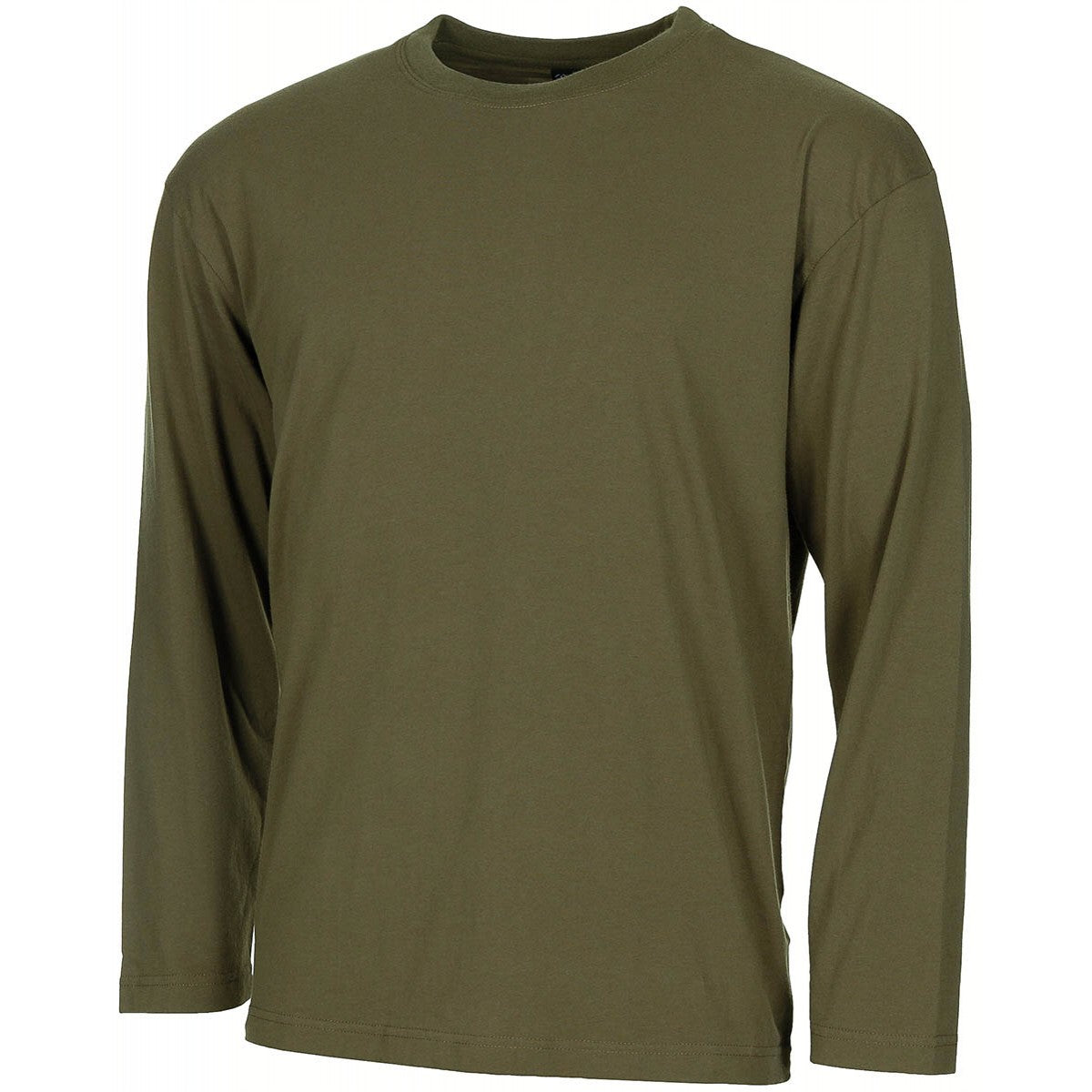 US Shirt, langarm,oliv, 170 g/m²