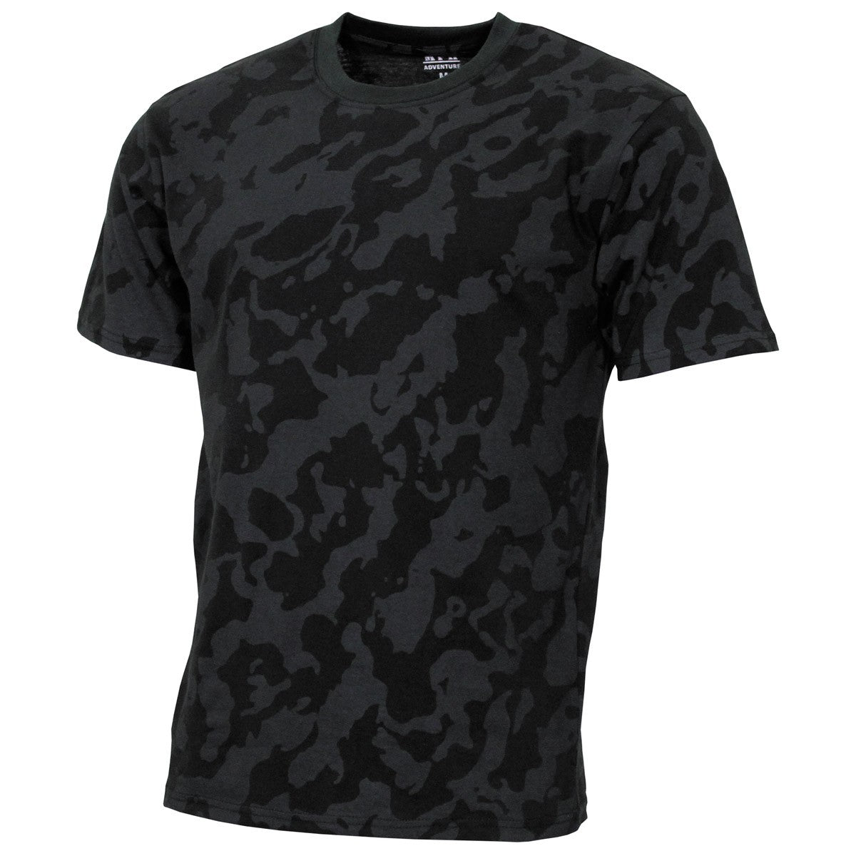 US T-Shirt, "Streetstyle",night-camo, 140-145 g/m²