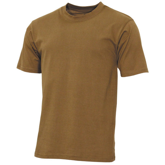 US T-Shirt, "Streetstyle",coyote tan, 140-145 g/m²