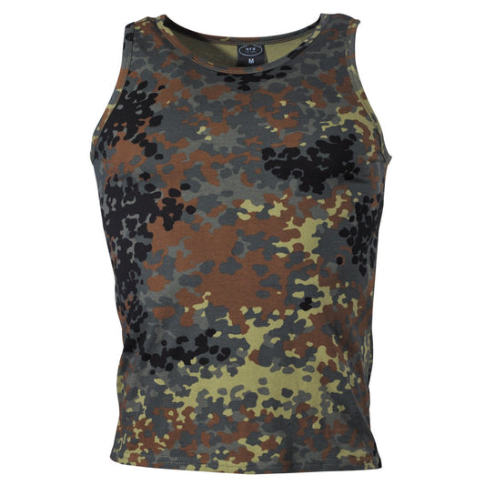 US Tarn Tank-Top, flecktarn,170 g/m²