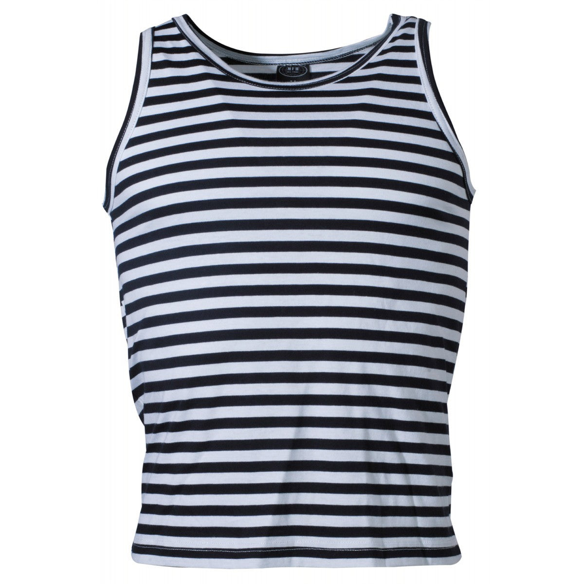 Russ. Marine Tank-Top,weiß-blau