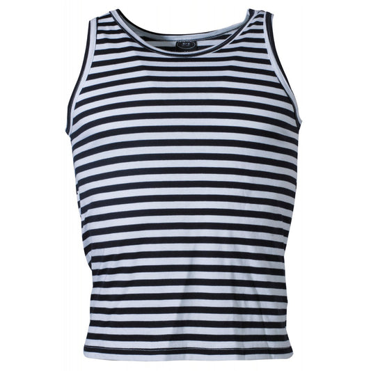 Russ. Marine Tank-Top,weiß-blau