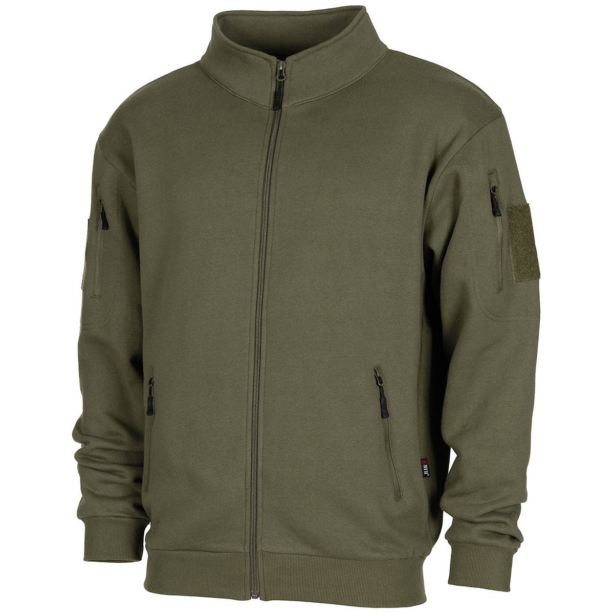 Sweatjacke, "Tactical",oliv