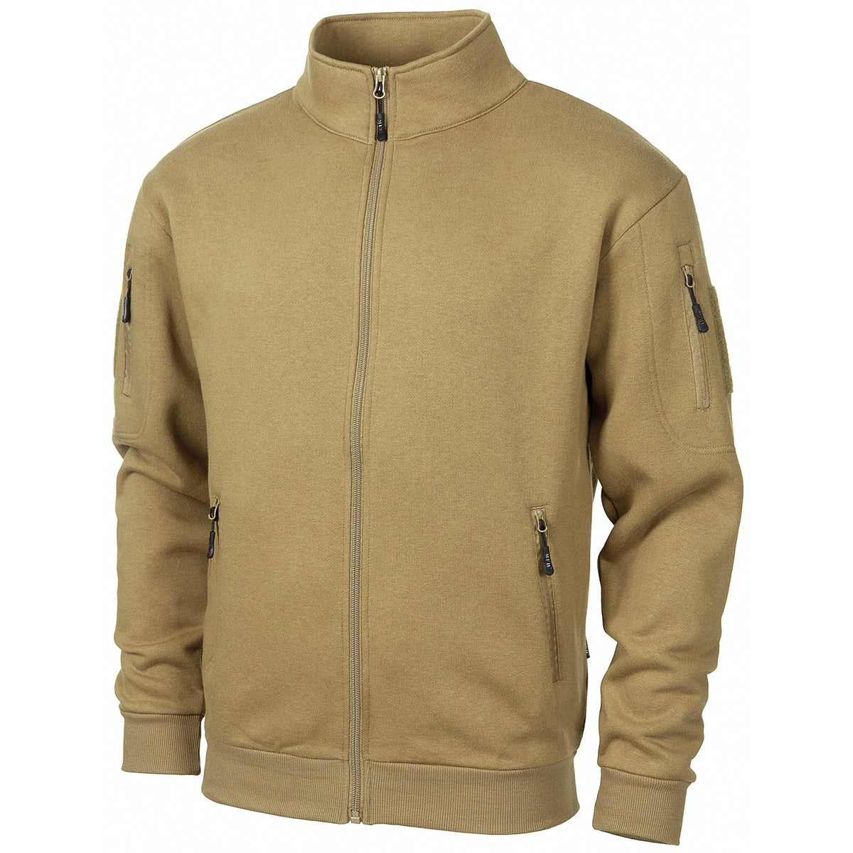 Sweatjacke, "Tactical",coyote tan