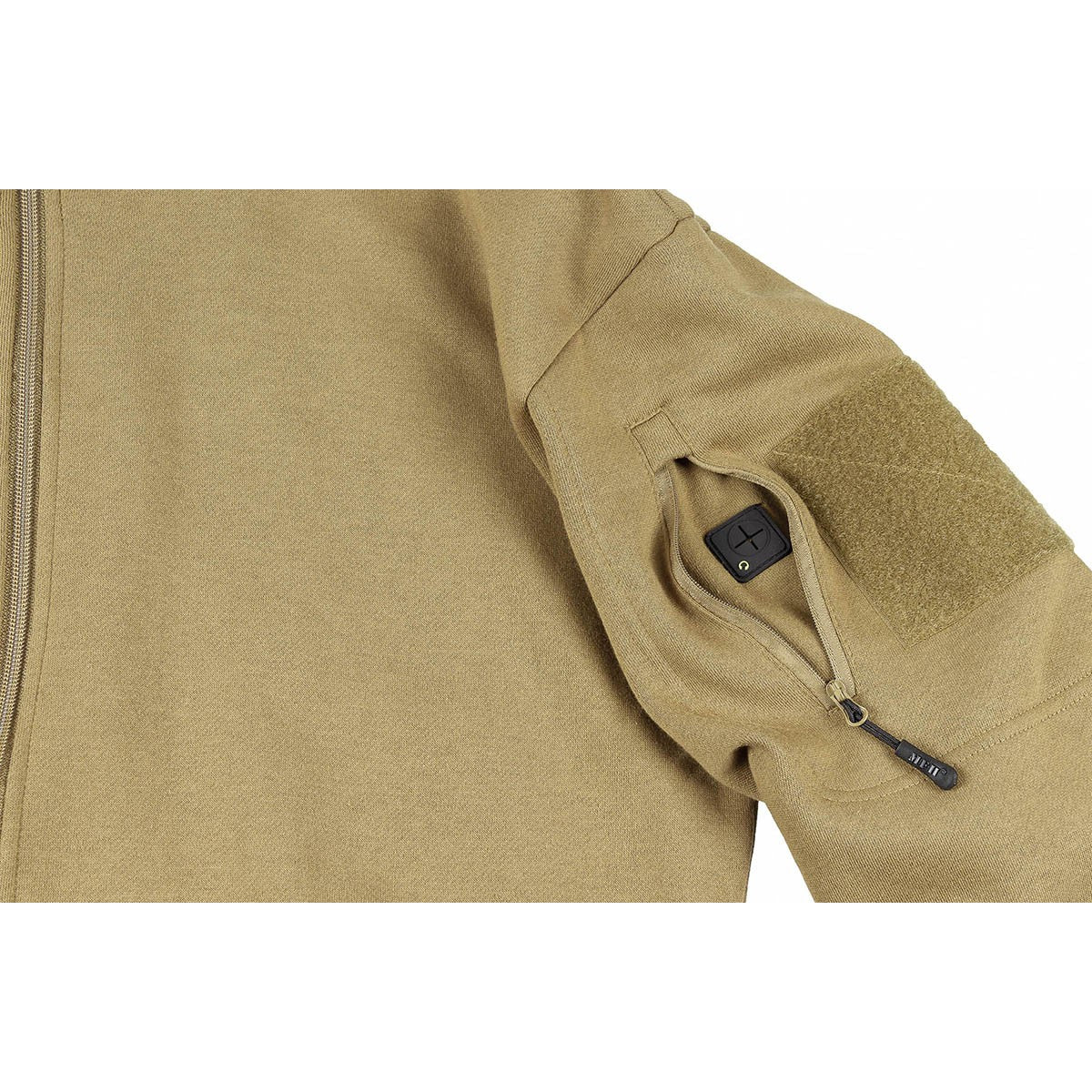 Sweatjacke, "Tactical",coyote tan