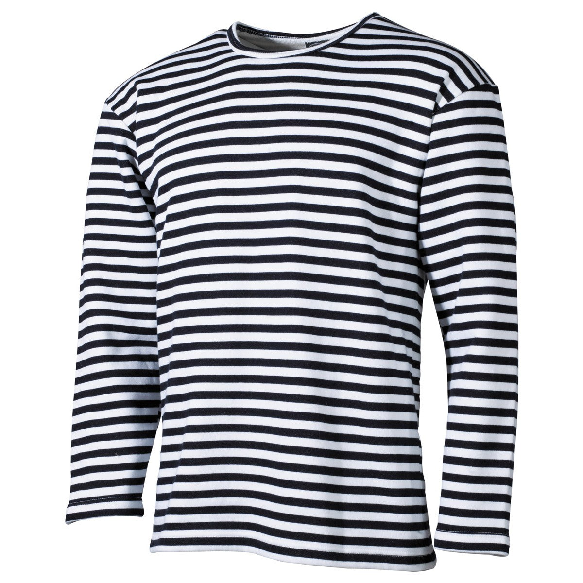 Russ. Marine Shirt,weiß-blau, langarm, Winter