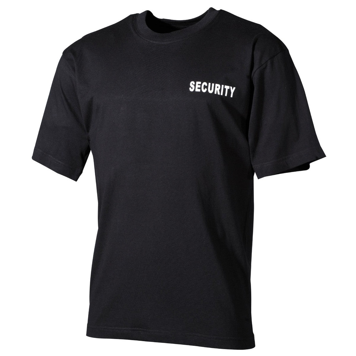 T-Shirt, schwarz,Security, bedruckt