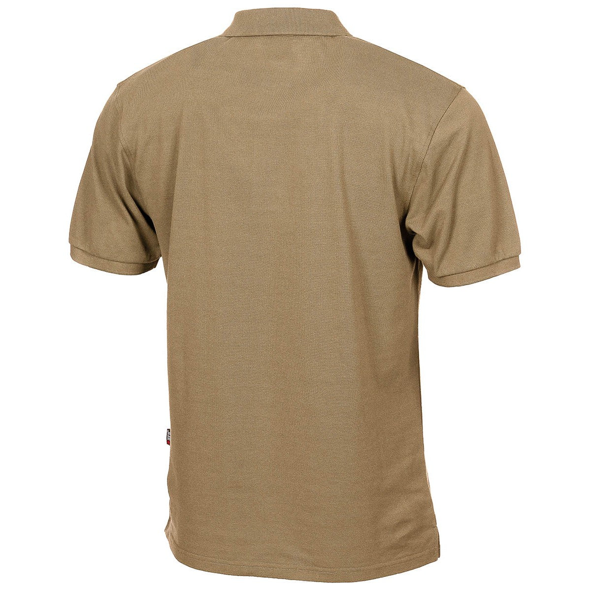 Poloshirt, coyote tan,mit Knopfleiste