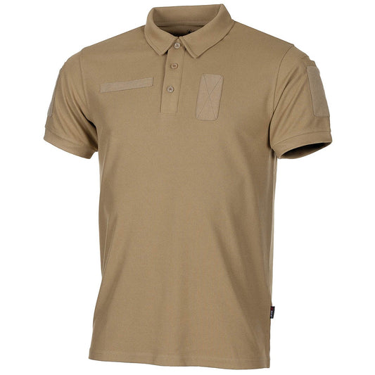 Poloshirt, "Tactical",Coolmax, coyote tan