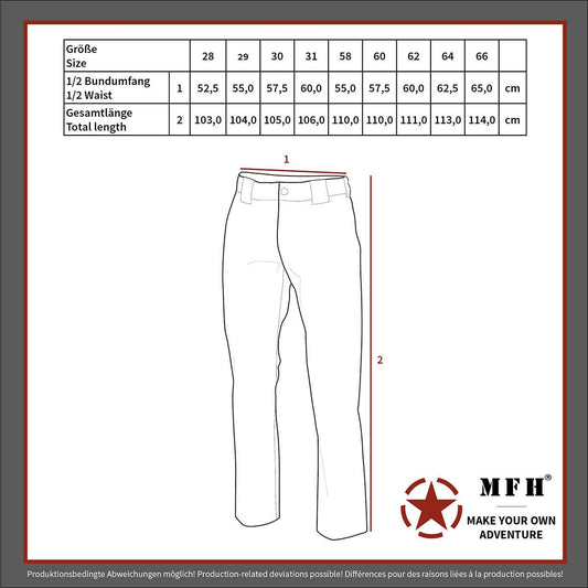 BW Moleskinhose, schwarz,gr. Größen nach original BW TL