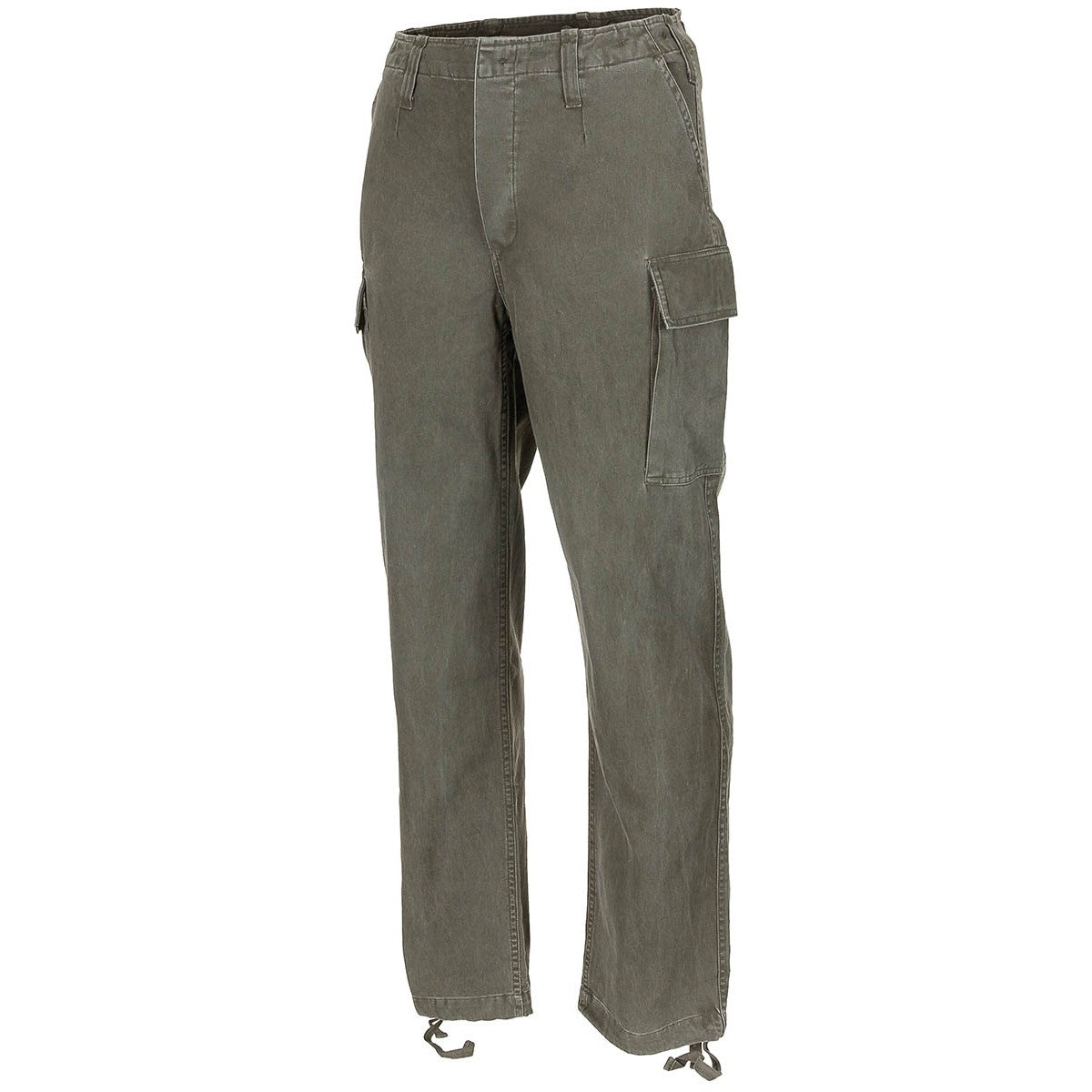 Moleskinhose, oliv-stonewashed